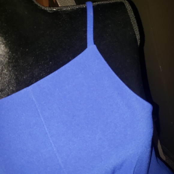 Blue Cocktail Dress - Picture 2 of 6